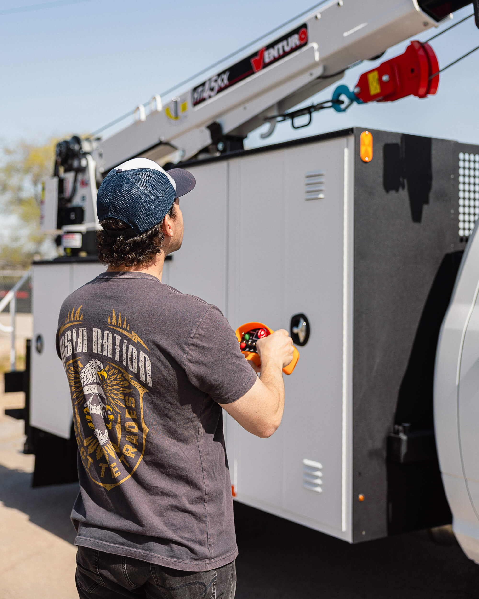 "Protect the Trades" - Eagle & Skull Badge T Shirt