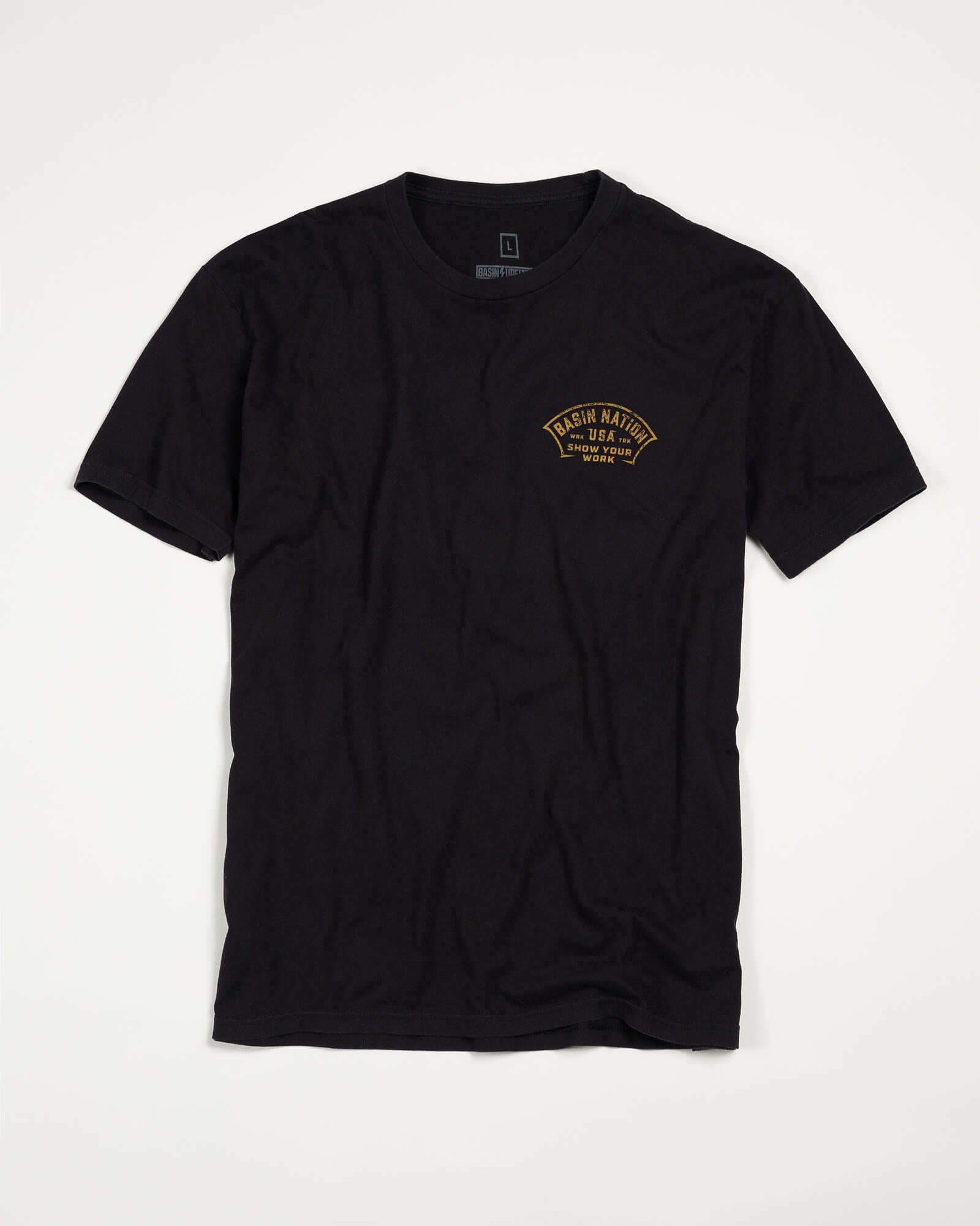 Show Your Work - Basin Nation Eagle Badge Short Sleeve