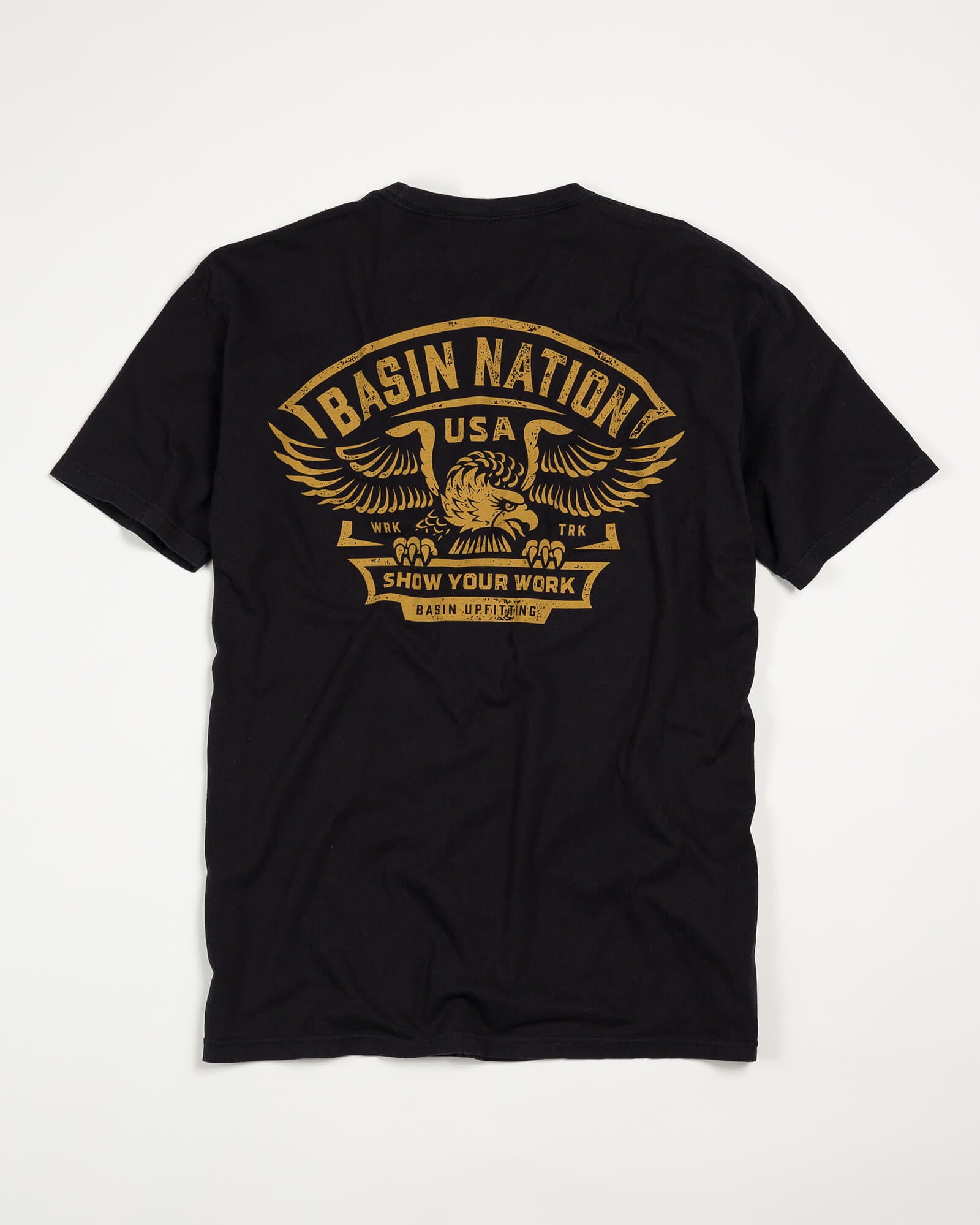 Show Your Work - Basin Nation Eagle Badge Short Sleeve