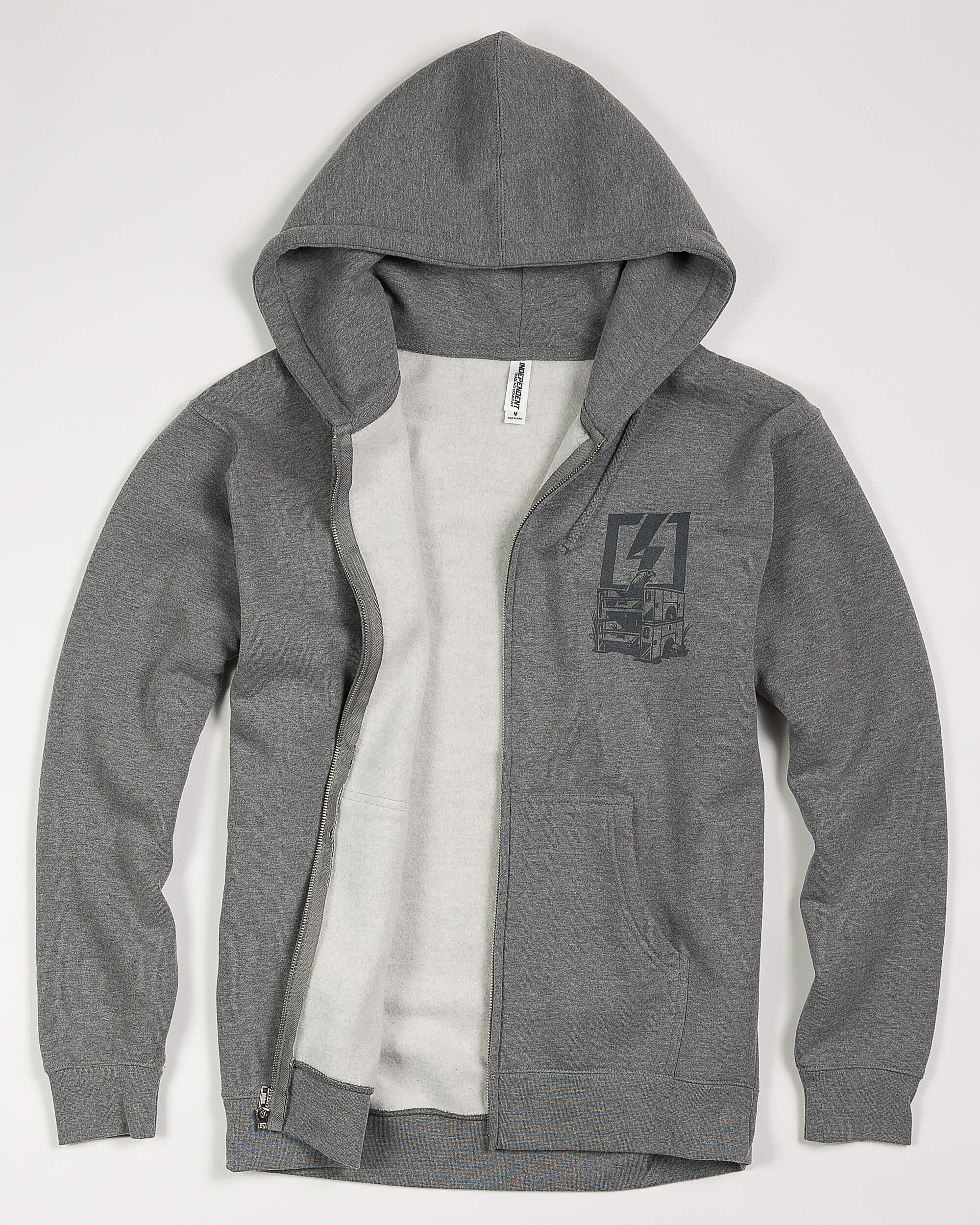 "Stackin' Bodies" Heavyweight Zip Hoodie