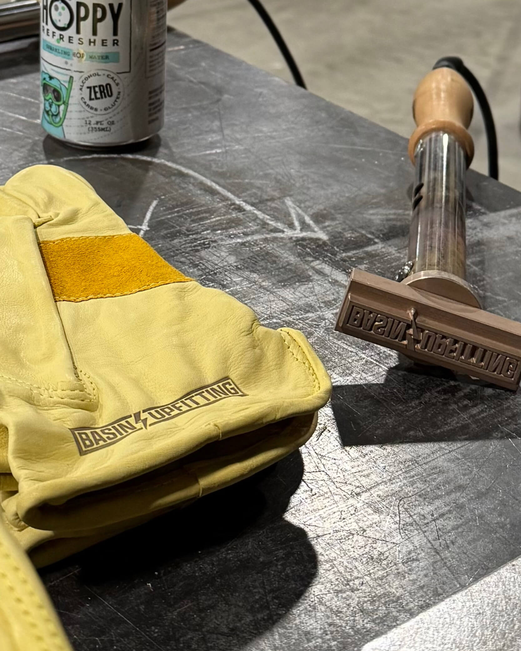 Basin Cow Hide Work Gloves