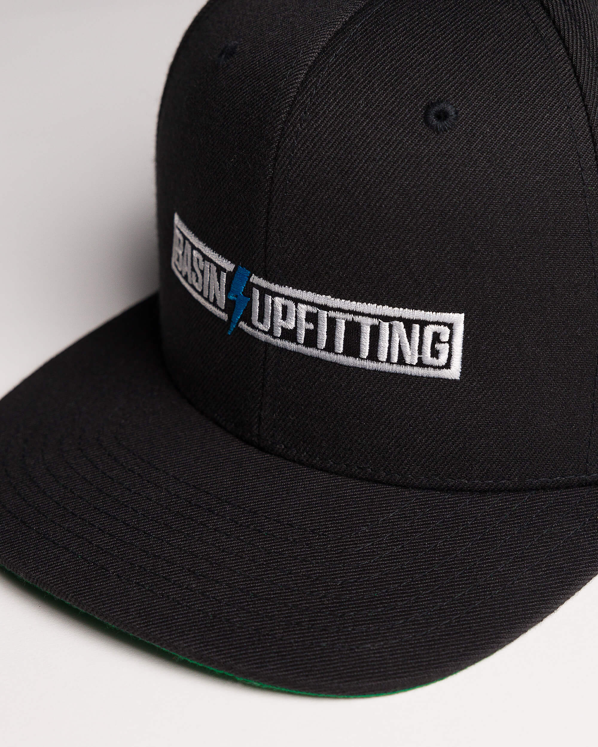 Basin Upfitting Flat Brim Logo Hat